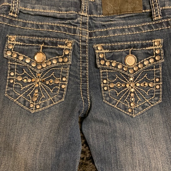 Soundgirl Denim - Soundgirl Bootcut Jeans with Sparkly Gem Accents